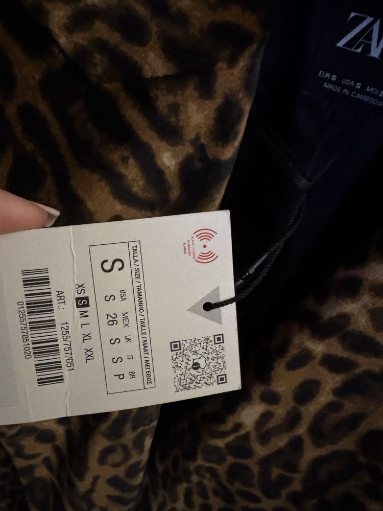 Zara marynarka zakiet panterka s nowy