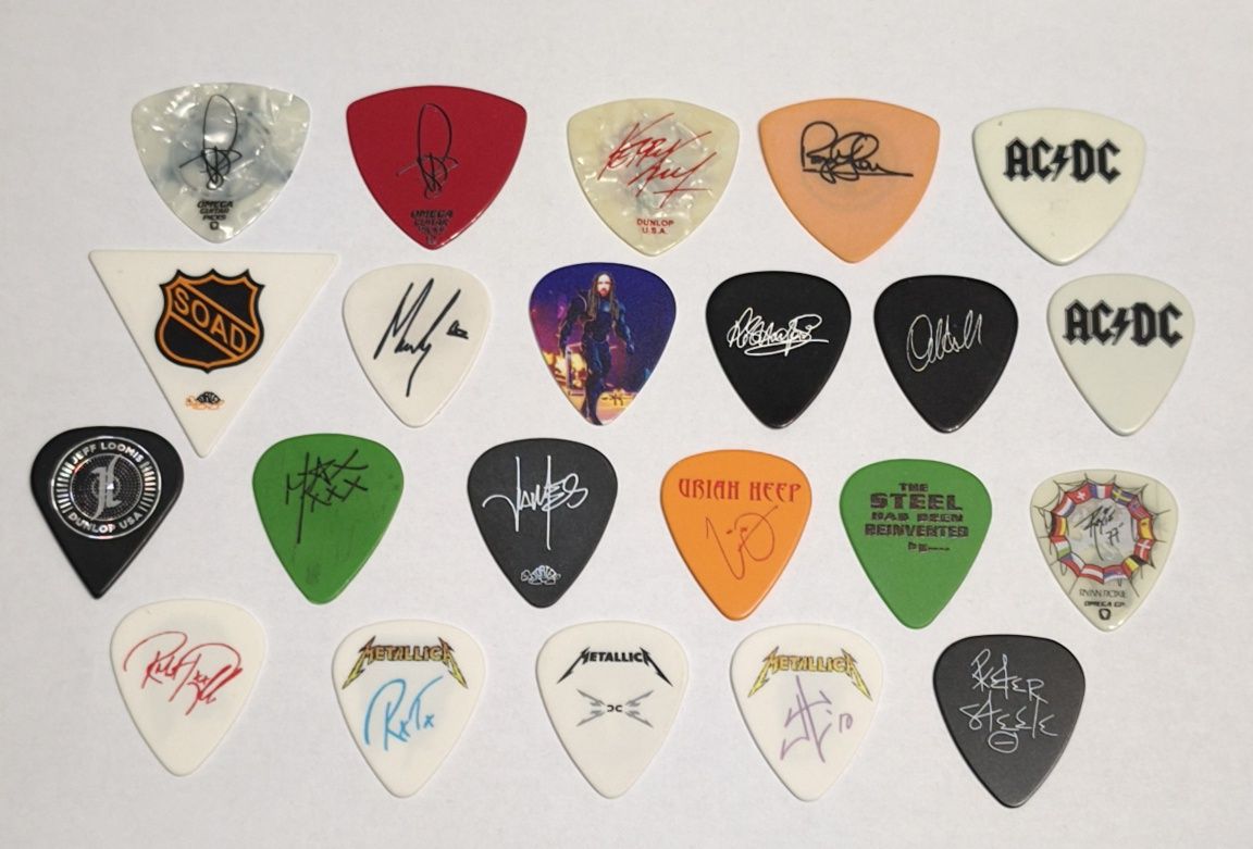 Медиаторы Judas Priest. Slayer. Metallica. Korn. Pantera. Slipknot.