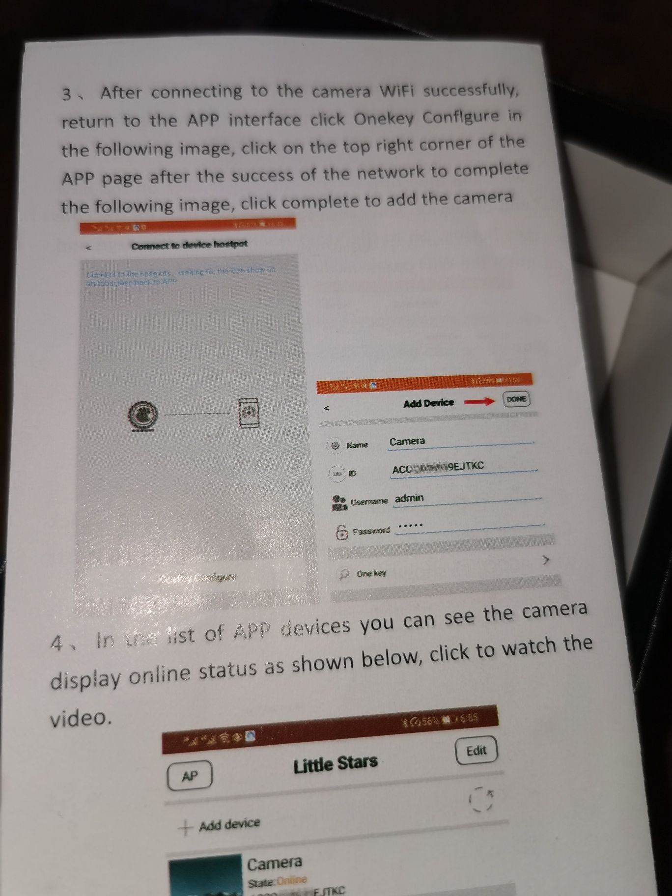 Kamerka z WiFi na telefon