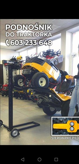 Kosiarka traktorek podnośnik