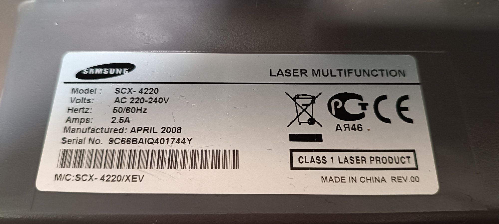 МФУ Samsung SCX-4220 принтер сканер