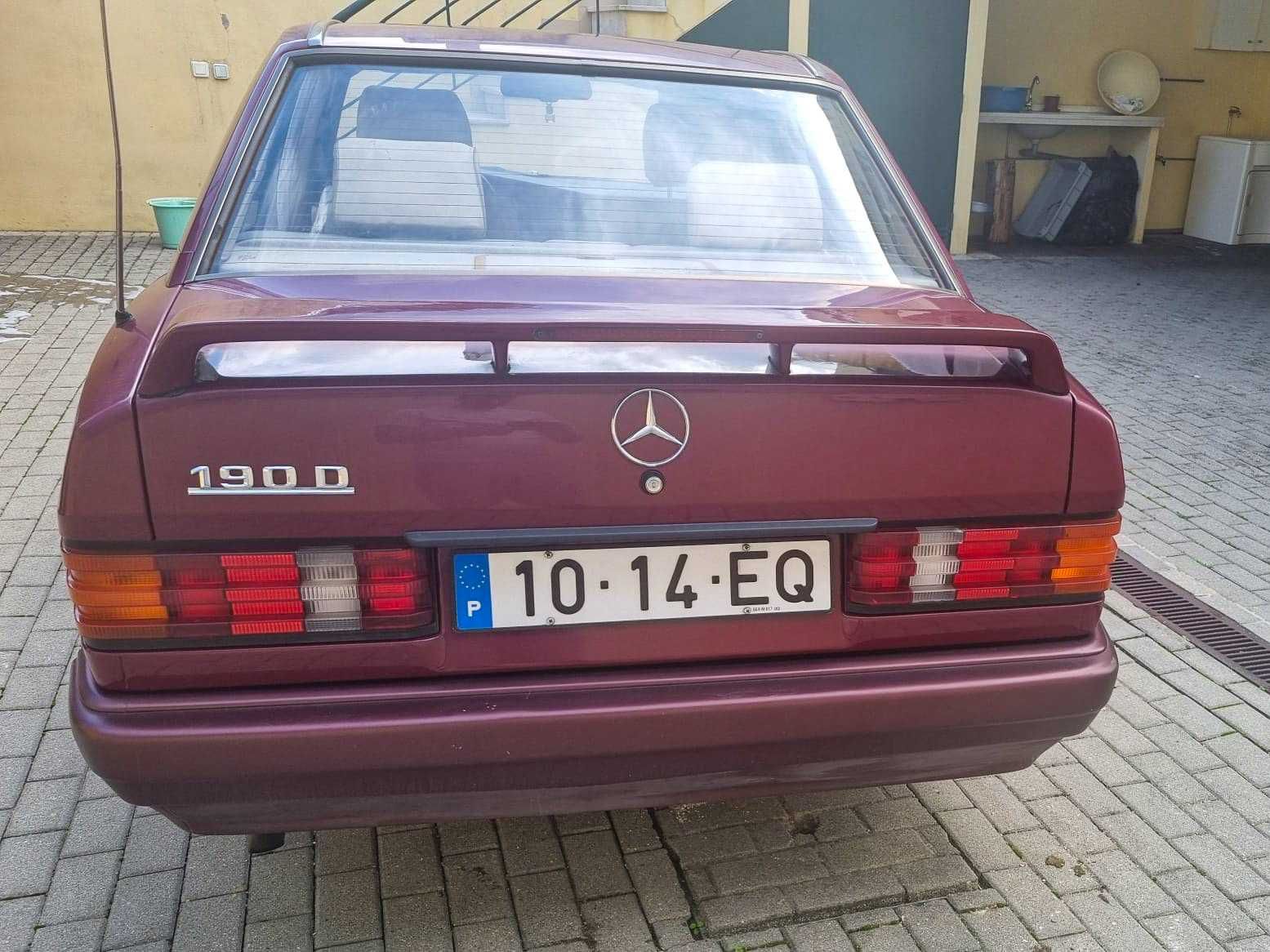 Mercedes-Benz 190 D 2.0 – Clássico de 1989 em excelente estado