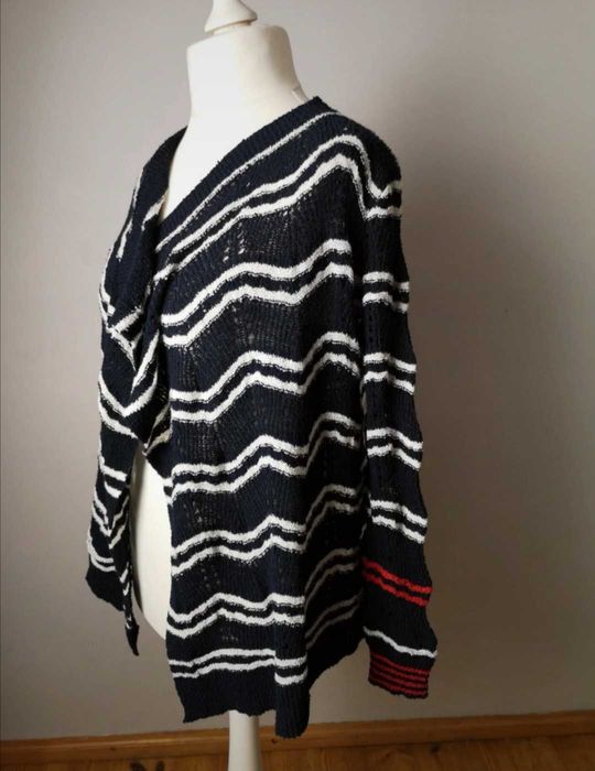 Sweter kardigan sweterek ażurowy Desigual Nowy metka oversize