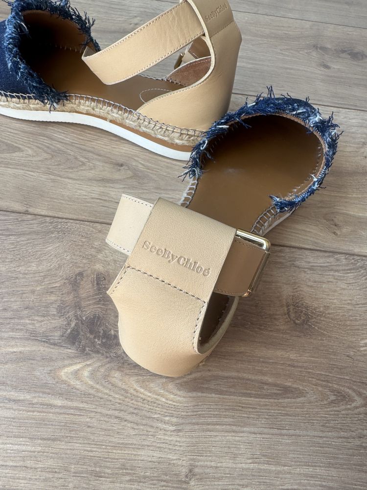 Sandały espadryle klapki buty na lato See by Chloé Chloe