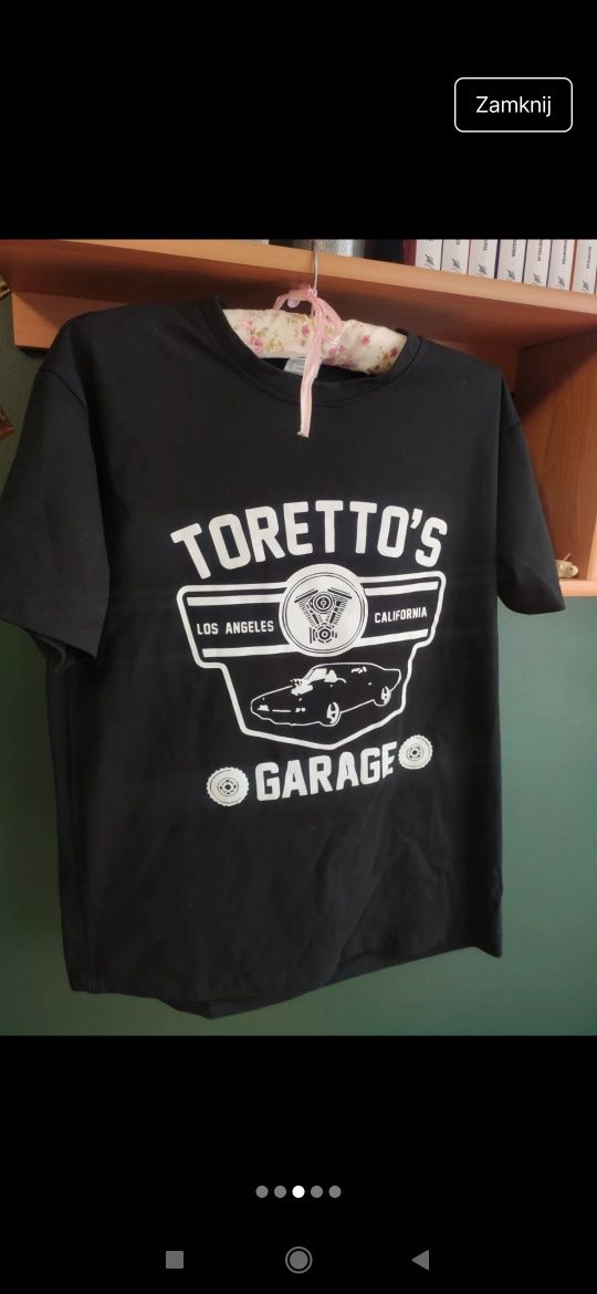 tshirt koszulka szybcy i wściekli toretto garage M męska