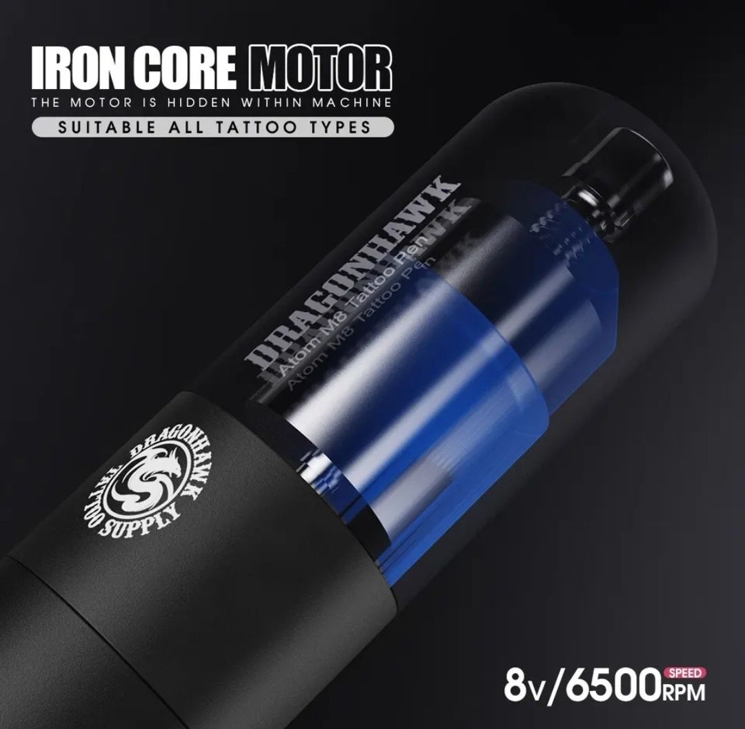 Máquina tatuagem Premium Dragonhawk Atom M8