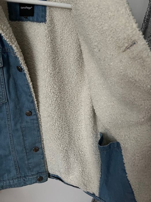 Kurtka jeansowa męska Kamuflage S