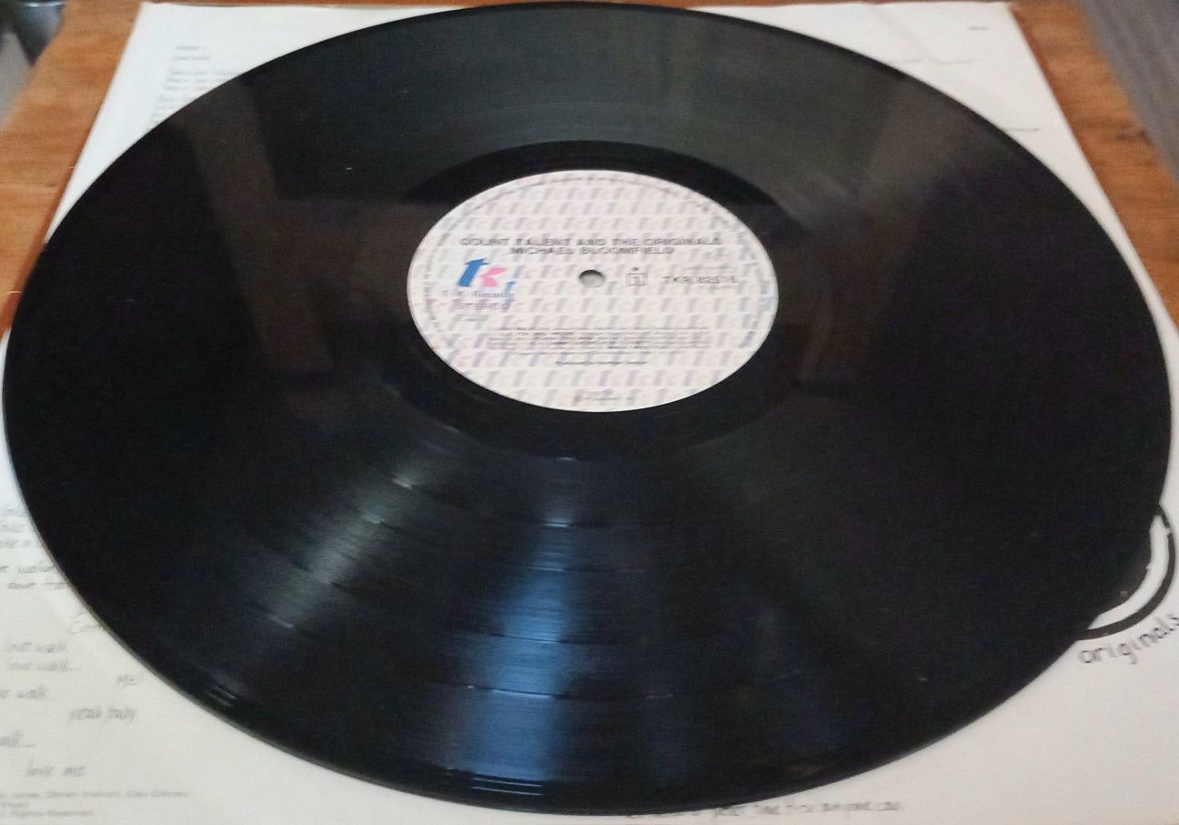 Michael Bloomfield Count Talent And The Originals LP Winyl Gat 1978 EX