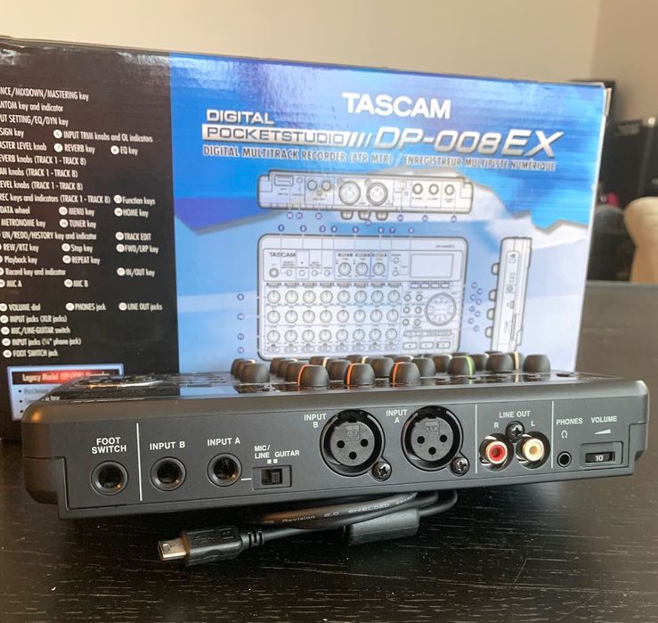 TASCAM DP-008EX 8 faixas, novo na caixa