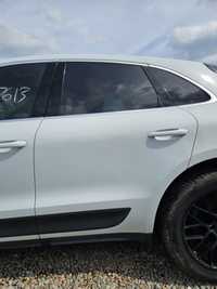 Porsche macan drzwi lewe tylne tył białe ls9r kompletne bez malowania