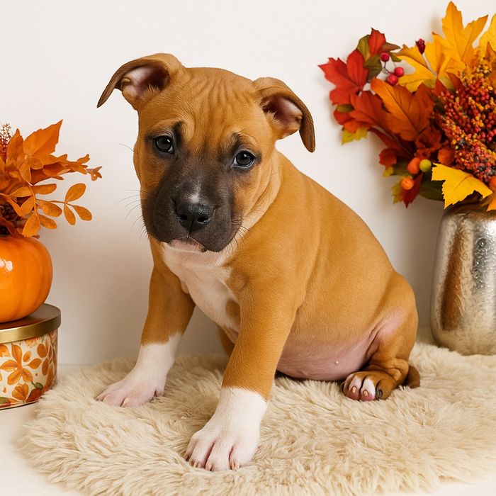 Rodzinna suczka Amstaff!