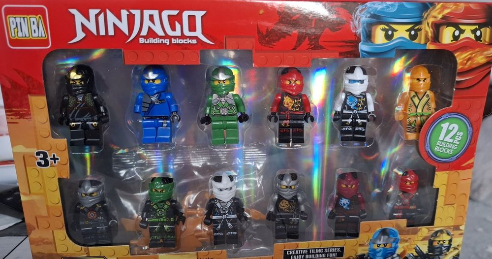 Figurki Ninjago 12 sztuk, figurki do klocków lego
