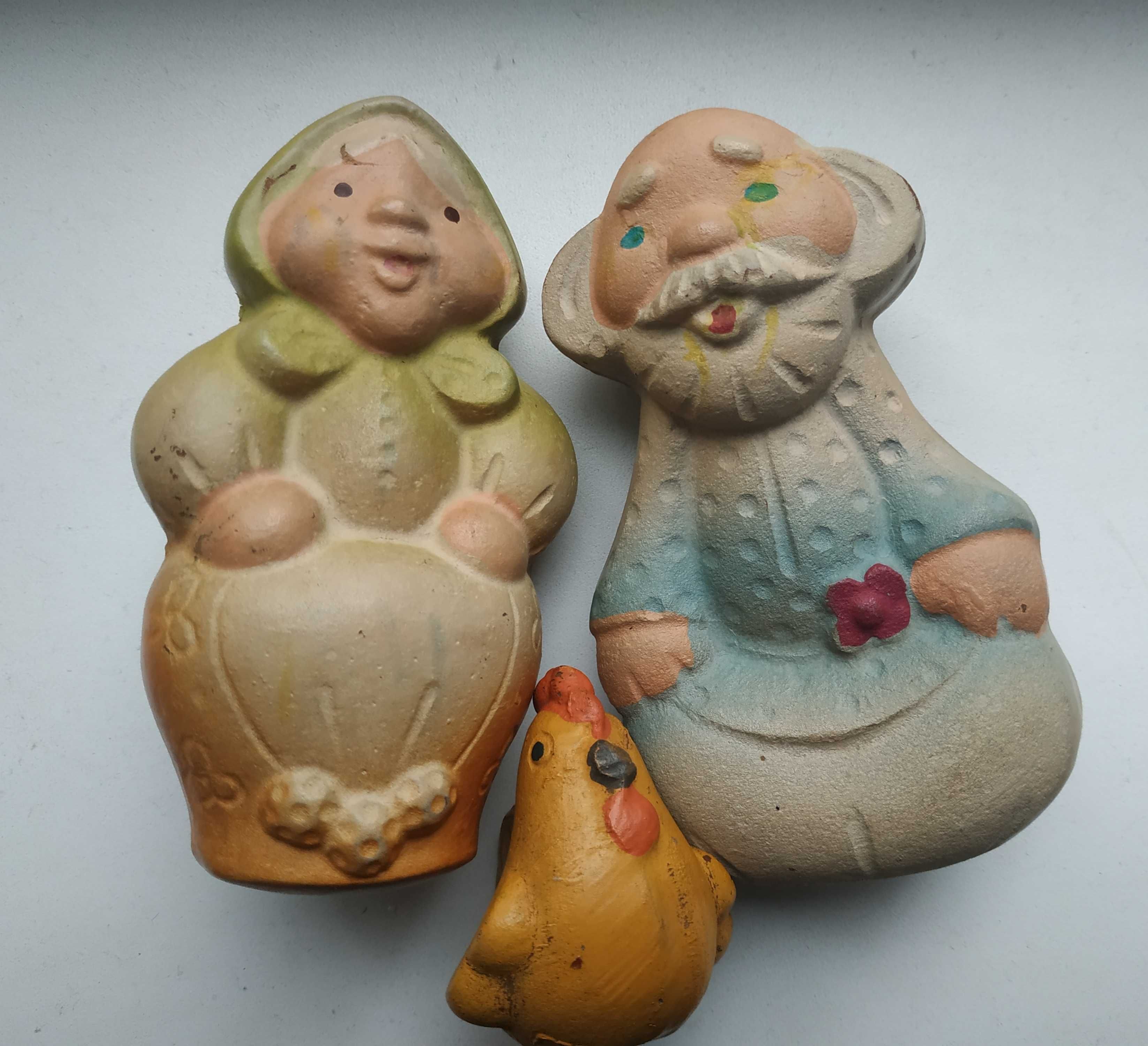 Игрушки  резиновые, старые  "Курочка РЯБА"  Набор, коллекция