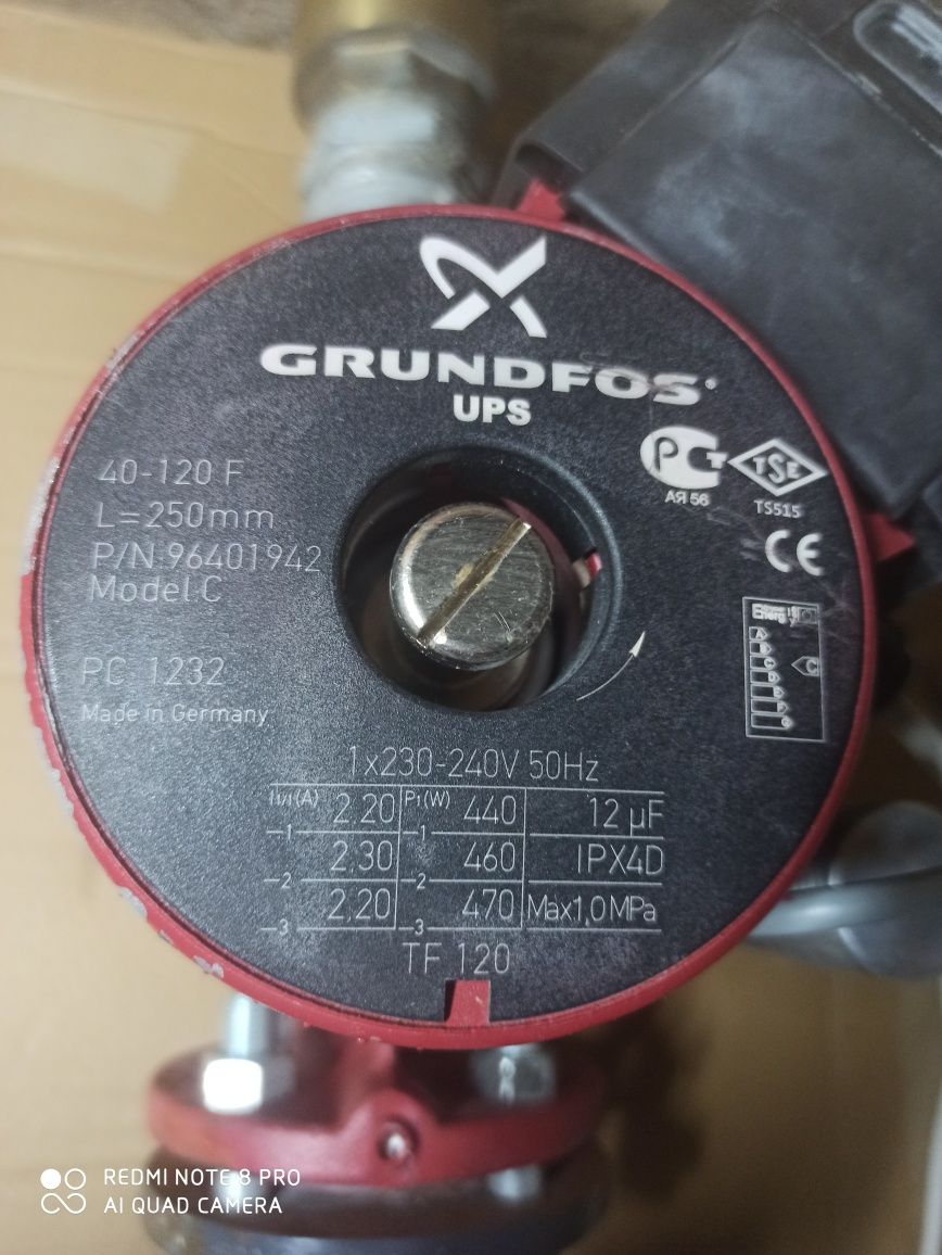 Pompa obiegowa GRUNDFOS UPS 40-120F model C