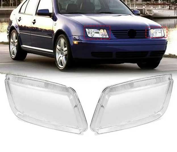 Стекла фар VW Jetta 4 / Bora/Golf 4 5/Passat B5/ Passat B5+/ Passat B6