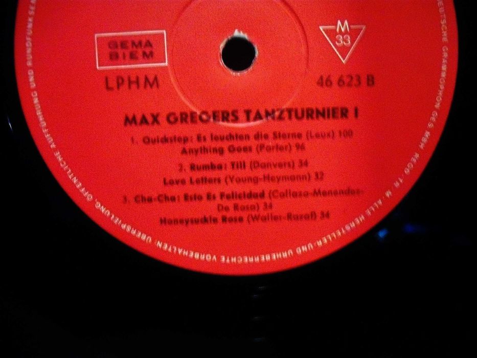 Max Greger ‎– Max Gregers Tanz Turnier Folge LP
