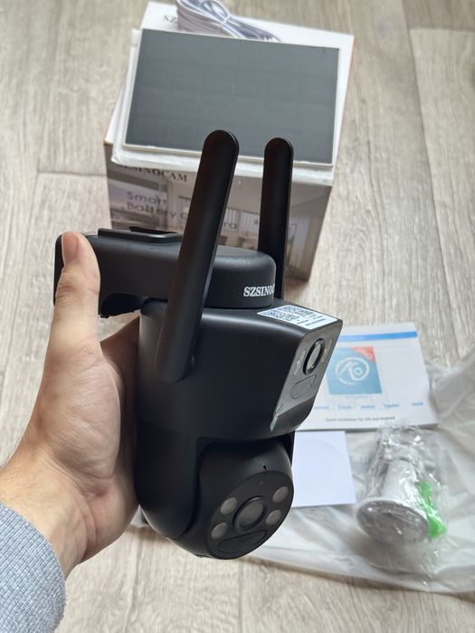 ‼️Вулична камера відеоспостереження 4G з Сонячною Батареєю