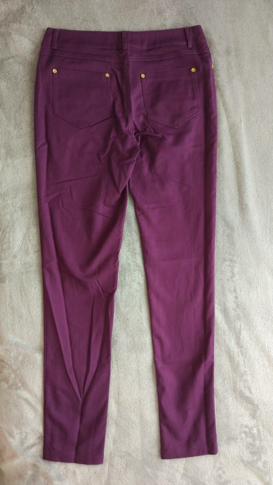 Nowe eleganckie spodnie fuksjowy fiolet 36 Top Secret