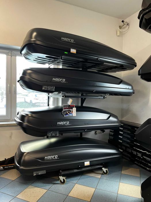 Box dachowy Hapro Explorer 500 czarny matowy 525 L Doradztwo i montaż