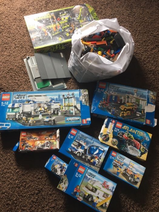 Klocki LEGO 8 kg kartoniki