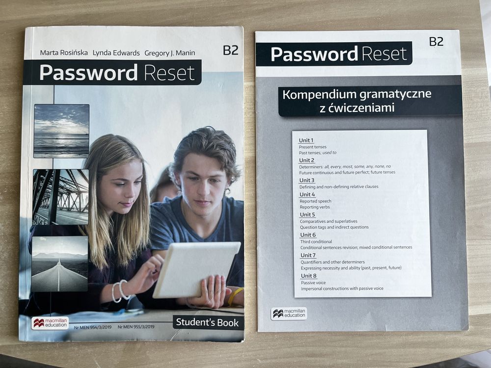 podręcznik password reset b2 język angielski