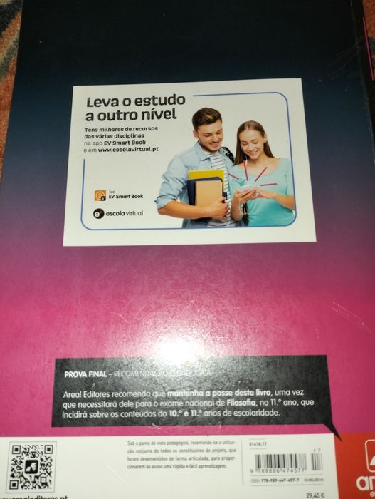 Manual de filosofia 10° ano " Clube das Ideias" - Novo