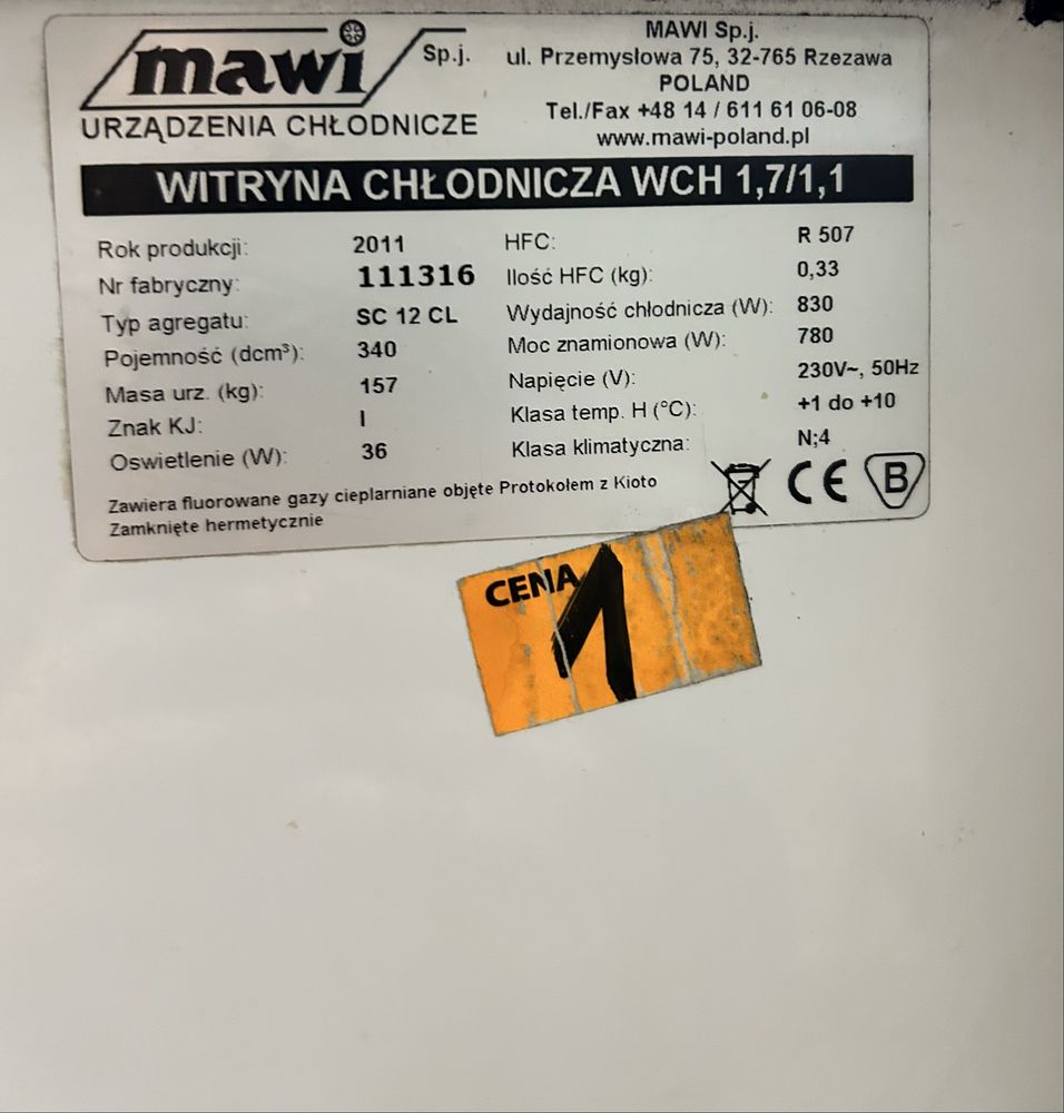 Witryna Chłodnicza Mawi 2011