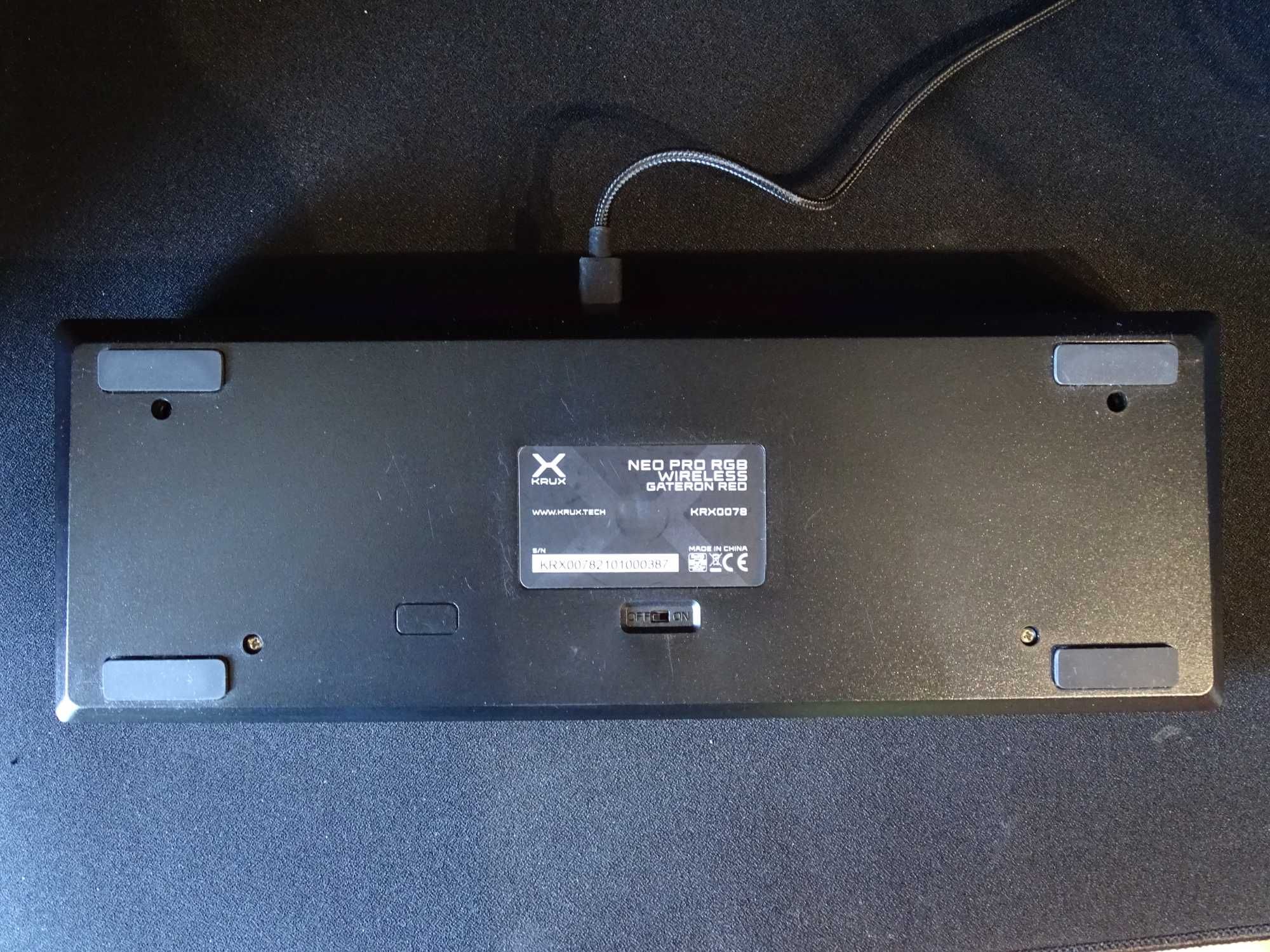 Klawiatura bezprzewodowa Krux Neo Pro RGB Wireless Gateron Red KRX0078