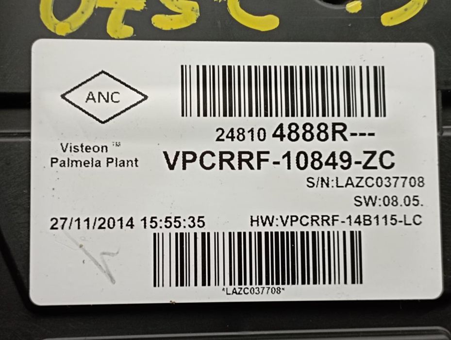 Quadrante / painel de instrumentos RENAULT Clio IV Société