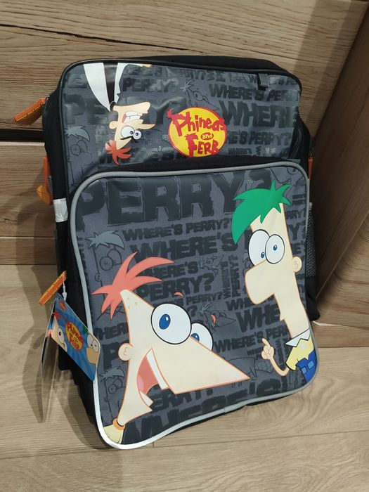 Plecak nowy, dziecięcy na licencji Disney  "Phineas and Ferb"