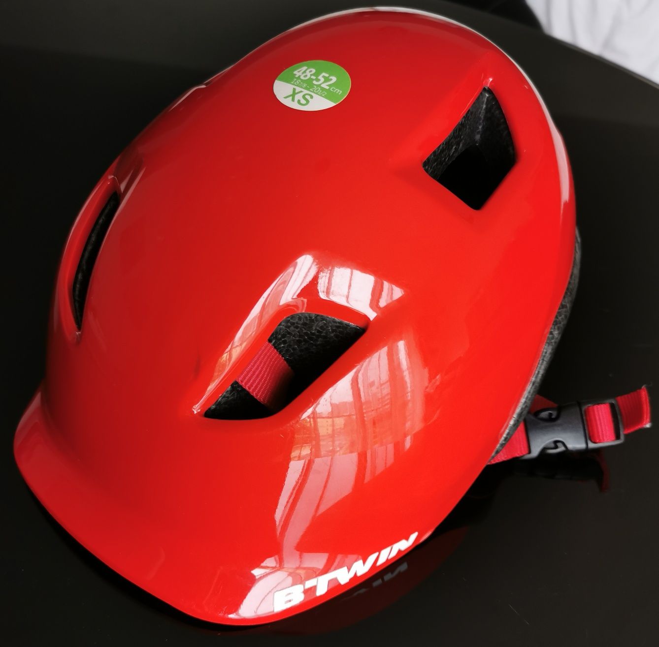 Capacete criança vermelho XS