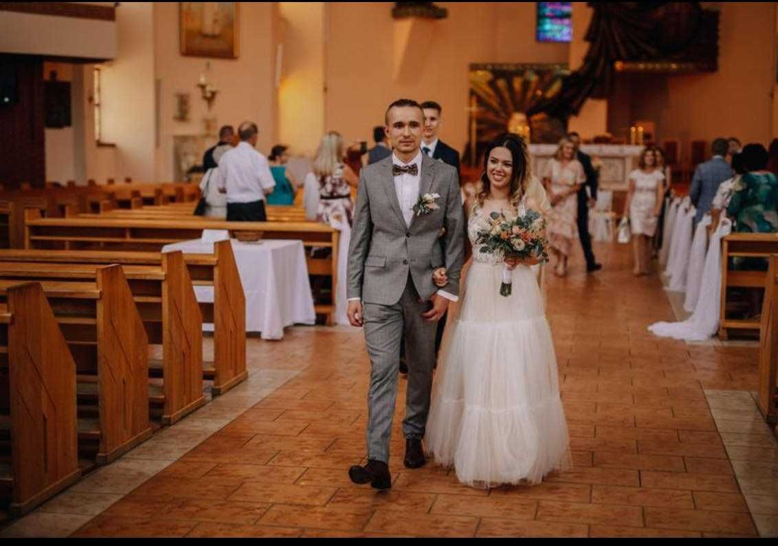 Suknia ślubna Boho