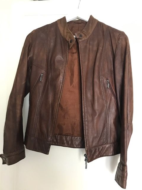 Blusão de pele Stefanel