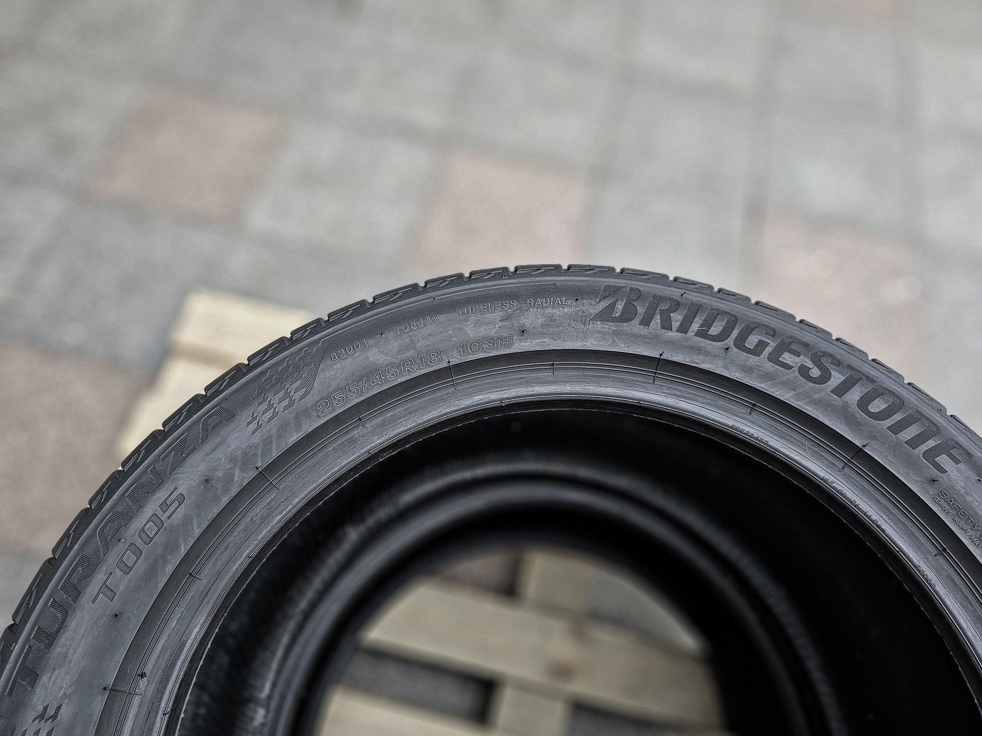 Пара 255/45r18 Bridgestone | 7mm | 2021 | Преміум літо/Ідеальний стан