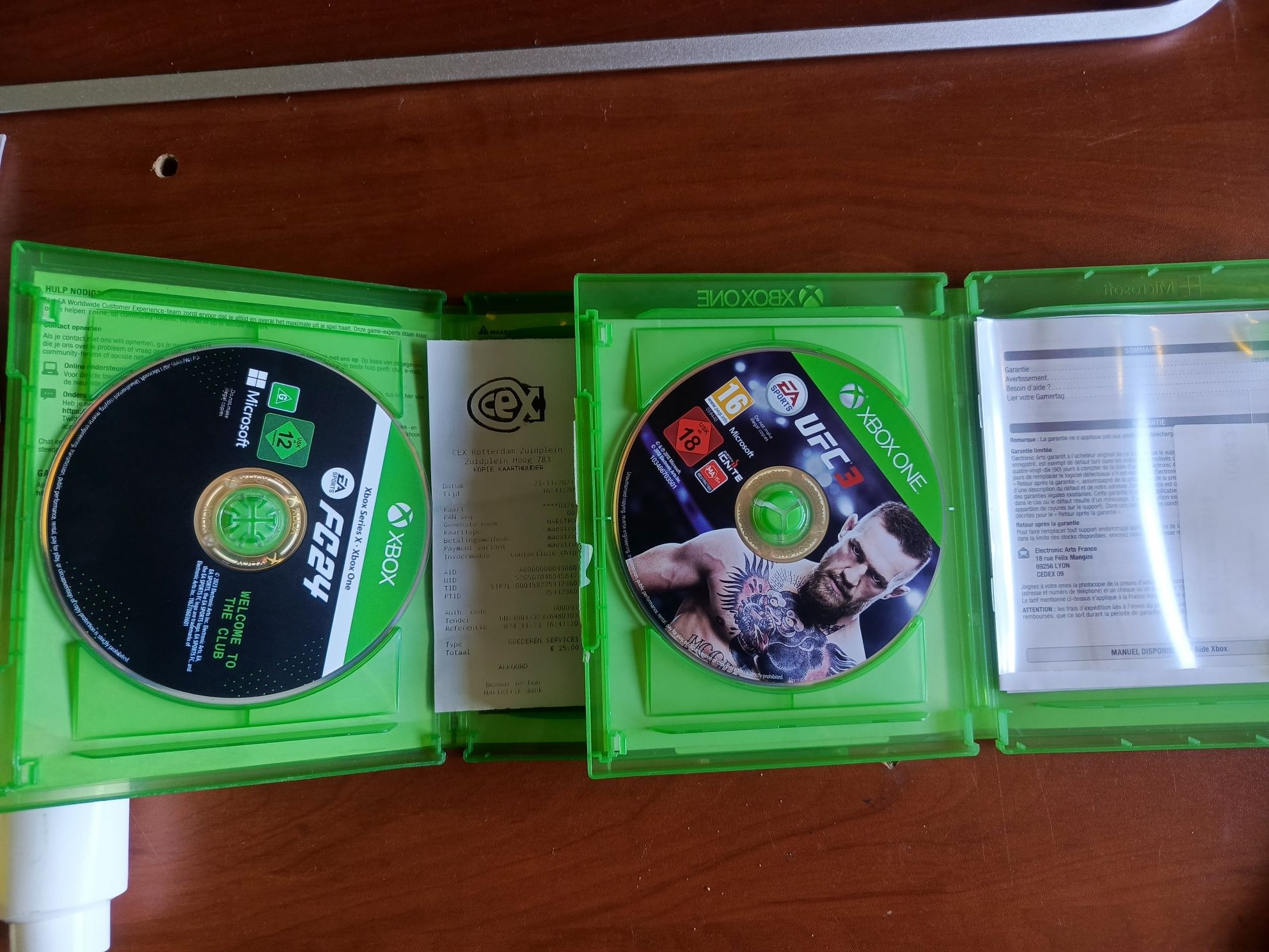 Fc 24 i UFC 3 Xbox One