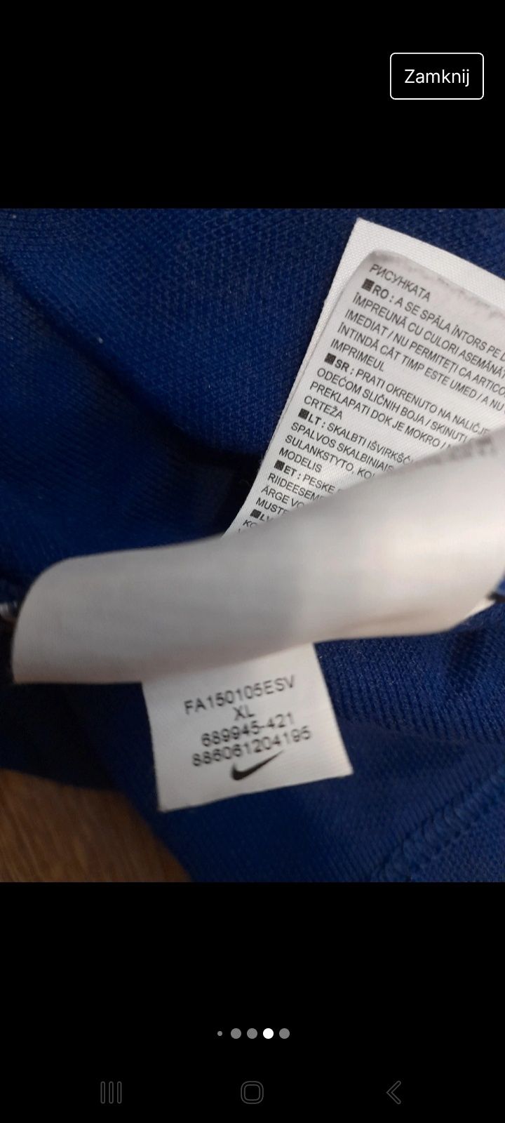 Nike F.C.B koszulka polo rozmiar XL