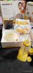 Bomba de leite Medela Swing, kit completo + 28 sacos de conservação
