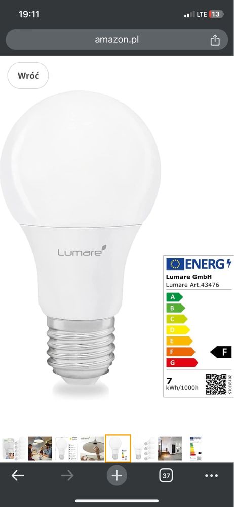 Żarówka LED lumare