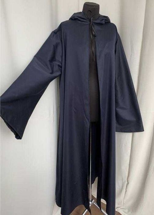 Синій плащ з каптуром (чарівник, монах, джедай, асасин, подорожній)