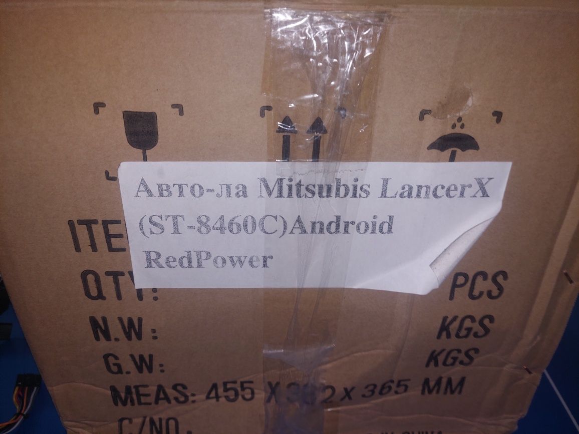 Автомагнитола Mitsubishi Lancer X (ST-8460C) Android RedPower