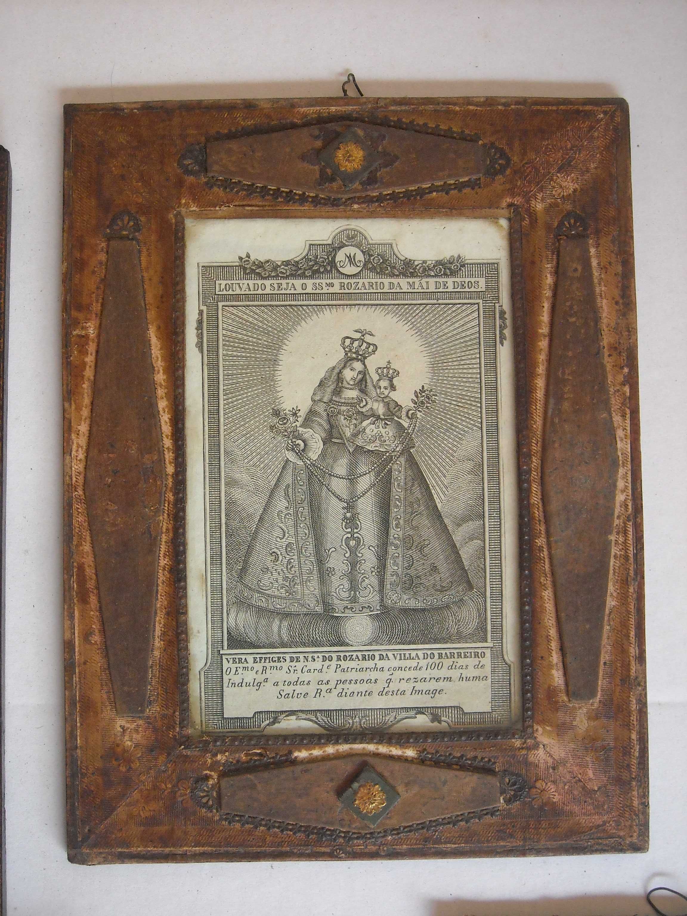 Registos quadros antigos religiosos arte sacra gravura