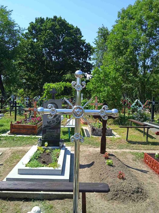 Хрест могильний нержавійка