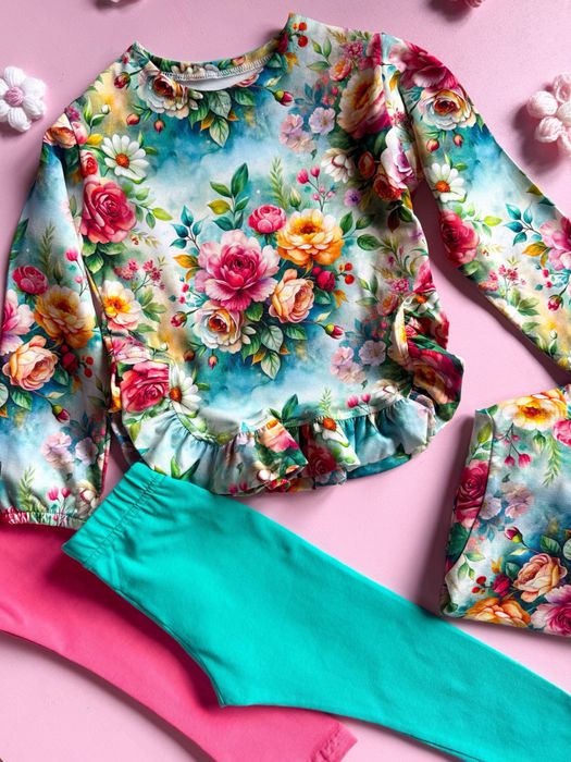 Mam ten luz nowość legginsy cukierek gładkie klasyczne różowe 116/122