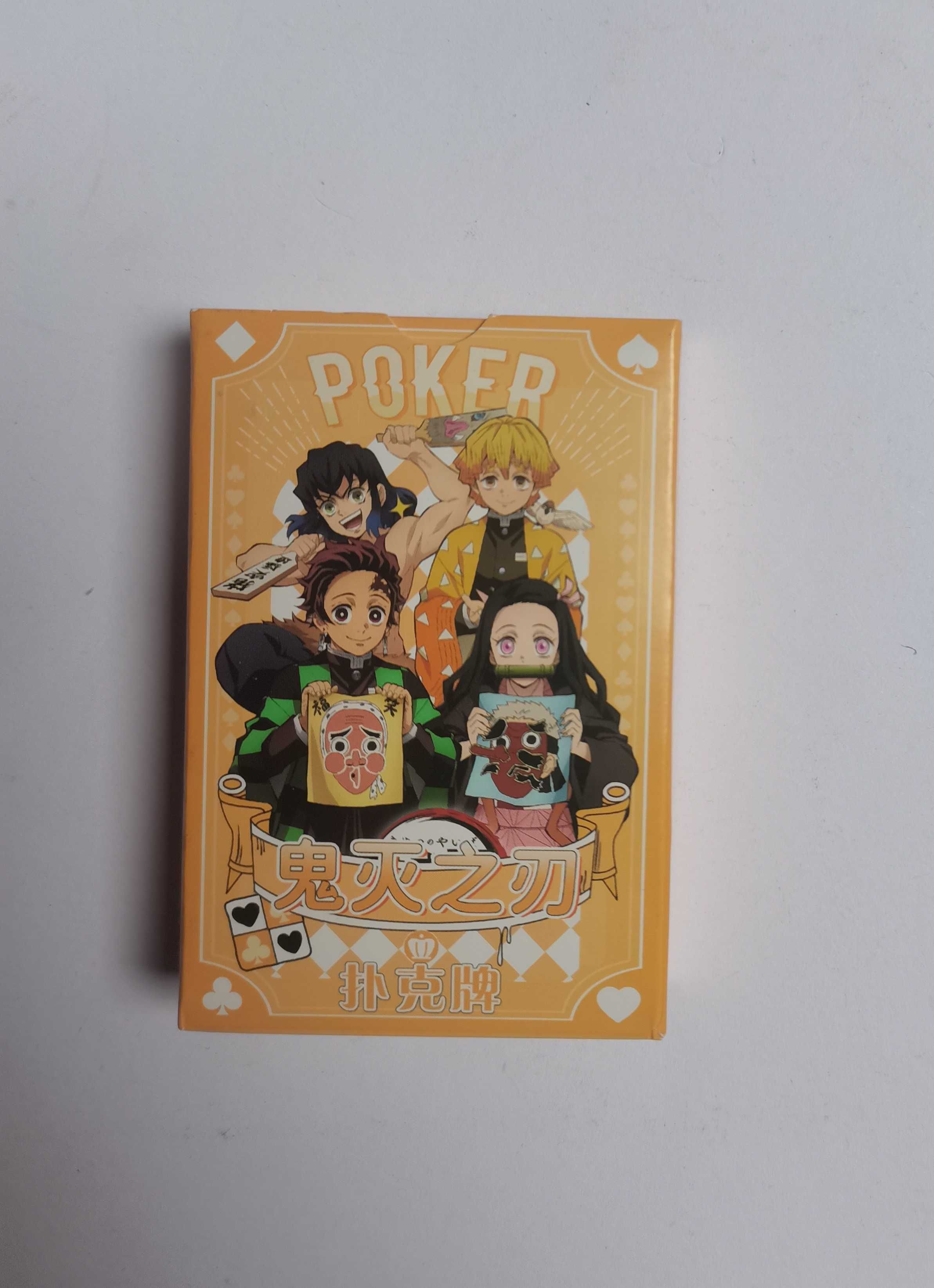 Anime Demon Slayer - poker, karty do gry w pokera (54 sztuki)