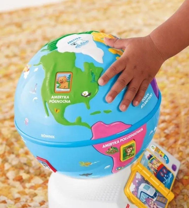 Fisher-Price, Edukacyjny globus odkrywcy, zabawka interaktywna