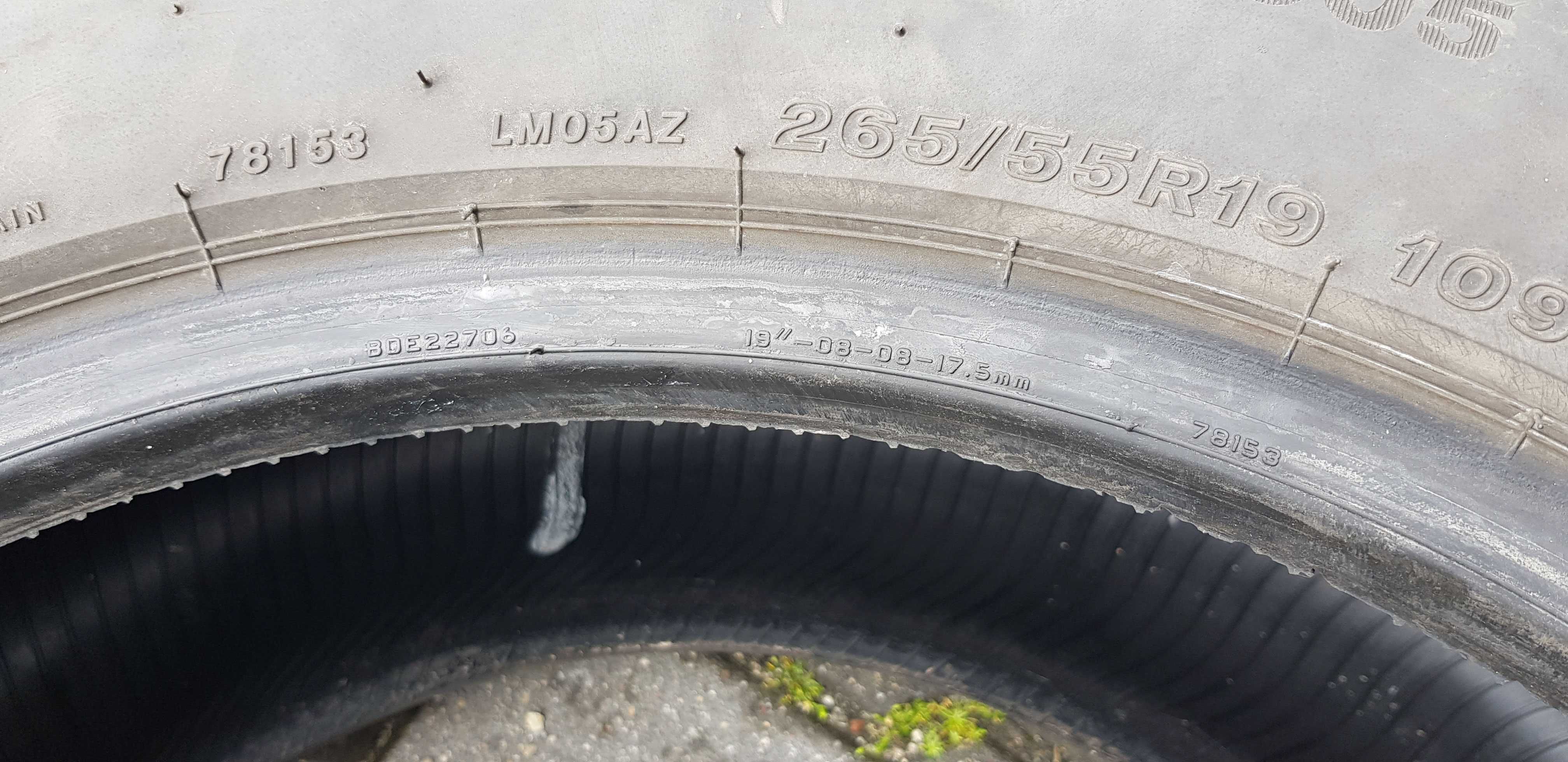 Komplet 4 Opony zimowe Bridgestone Blizzak 265/55R19 109V