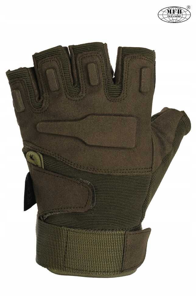 Тактичні рукавички без пальців MFH Olive
