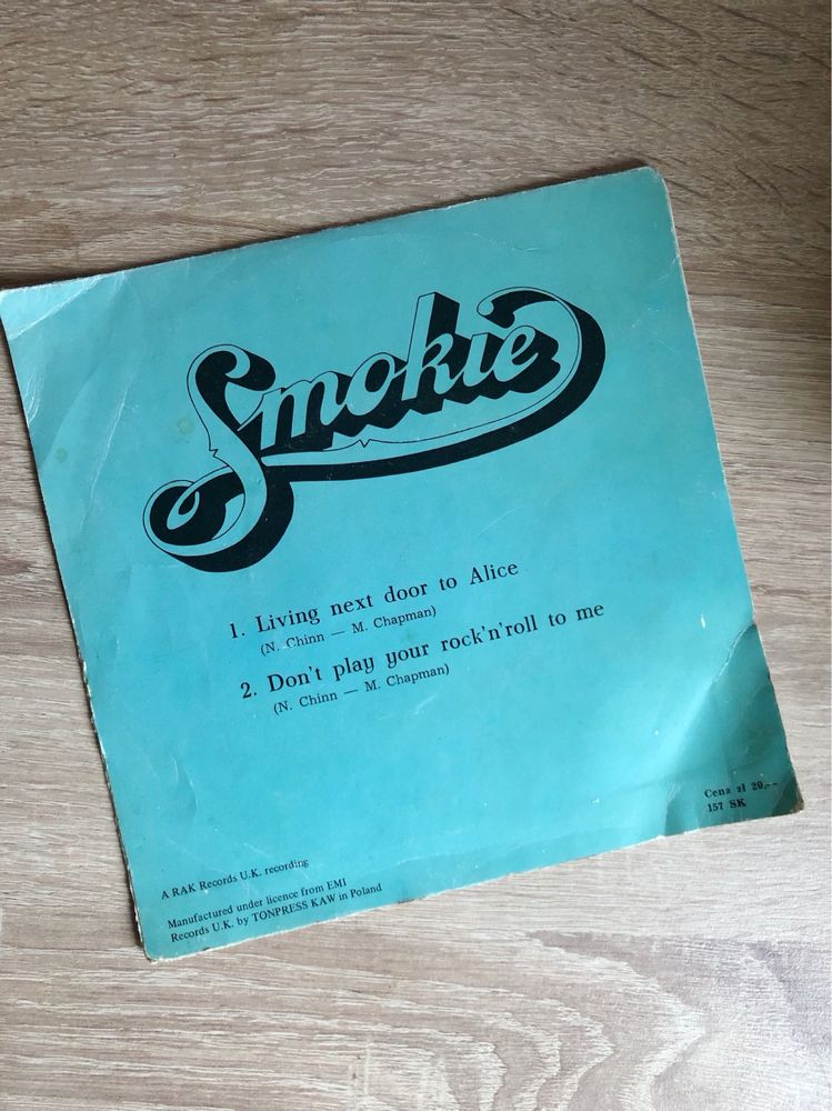 Vintage vinyl Smokie emi płyta stara