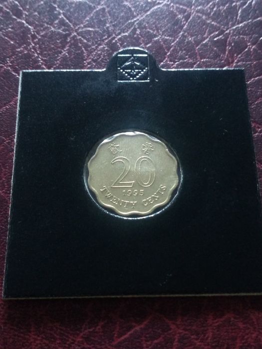 Moneta Hong Kong 20 centów 1995