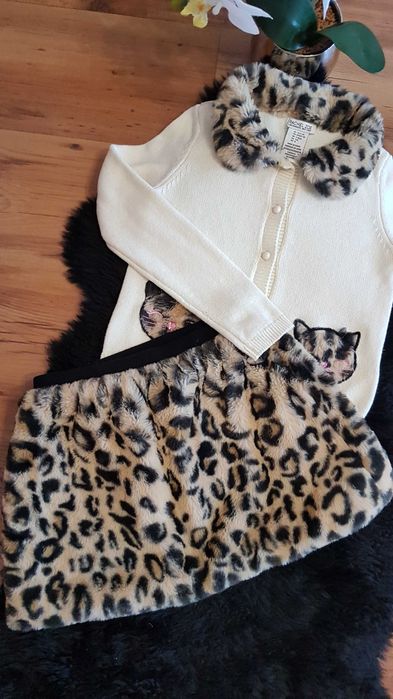 Cudny zestaw:) sweterek ze spódniczka RACHEL ZOE 128